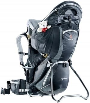 Nosidełko turystyczne deuter kid comfort iii widziane od przodu